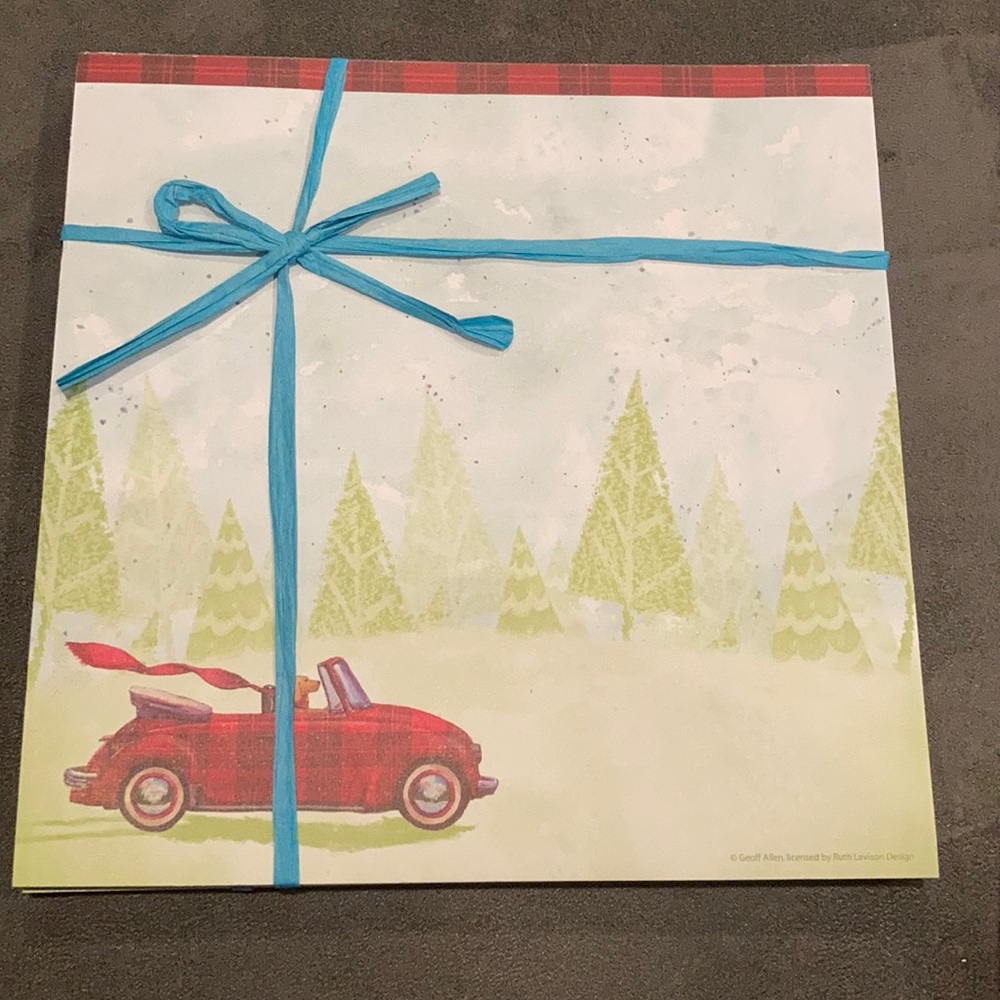 Winter holiday dog-themed 3 notepad pack NWOT - Picture 2 of 4